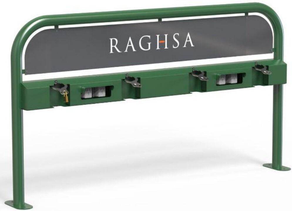 Raghsa — Bicicletero corporativo con cargadores