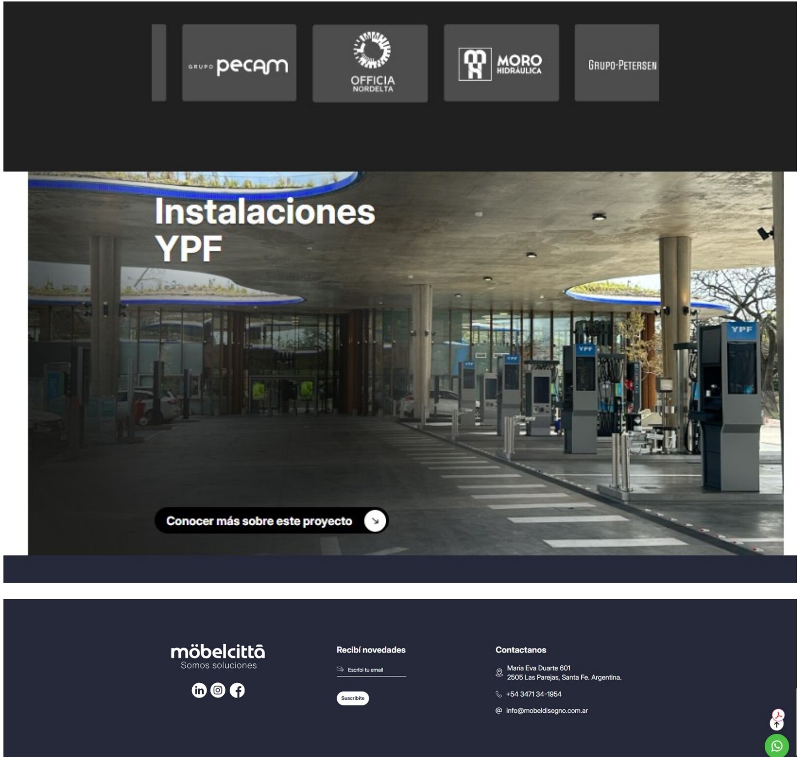 YPF — Smart parking Estación Funes